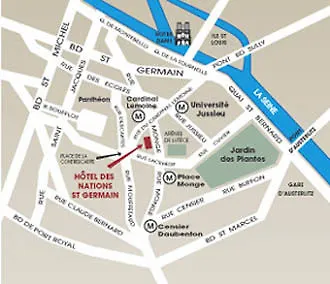 Des Nations Saint Germain Hotell